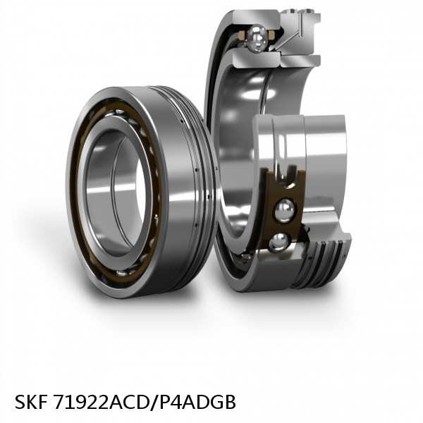 71922ACD/P4ADGB SKF Super Precision,Super Precision Bearings,Super Precision Angular Contact,71900 Series,25 Degree Contact Angle