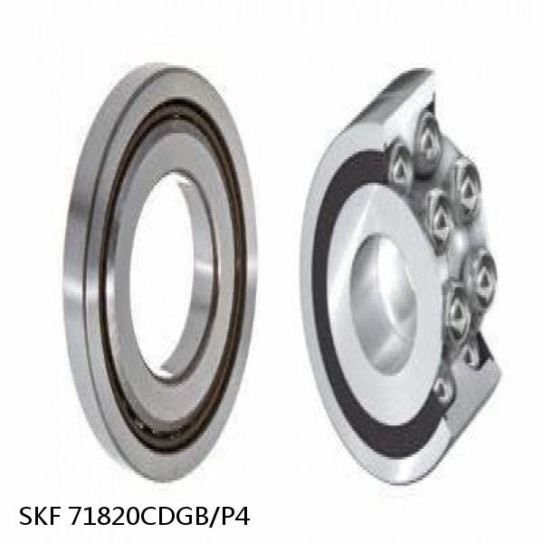 71820CDGB/P4 SKF Super Precision,Super Precision Bearings,Super Precision Angular Contact,71800 Series,15 Degree Contact Angle